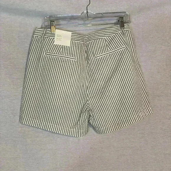 NWT Women’s Chino Shorts by a new day Size 8 5 inch inseam Tan and Cream Stripe - Picture 4 of 6